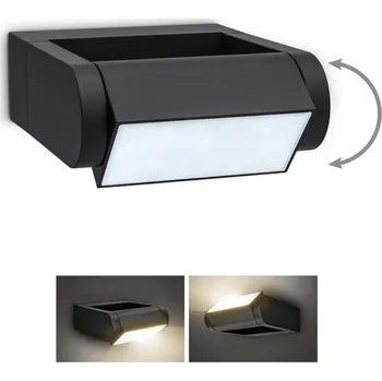 Venkovní osvětlení Brilagi - LED Venkovní nástěnné svítidlo CROTONE LED/7W/230V černá IP54