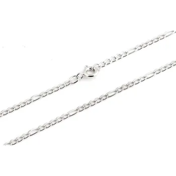 Řetízek Stříbrný řetízek figaro STRR0482F 65 cm
