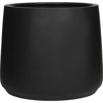 Květináč Patt Black S - Ø 42 cm / V 35 cm