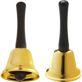 Karnevalový doplněk Zlatý zvonek 9 cm