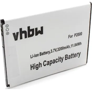Baterie pro mobilní telefon VHBW Baterie pro Elephone P2000 / P2000c / P2000s, 3200 mAh