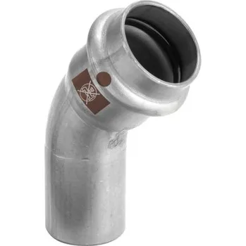 Viega TEMPONOX 1726.1 oblouk 45°, 28mm, lisovací, topení/vzduch, nerez ocel