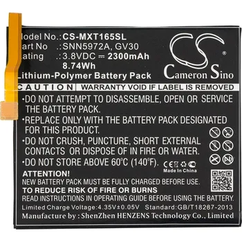 Baterie pro mobilní telefon VHBW Baterie pro Motorola Moto Z / XT1650, 2300 mAh