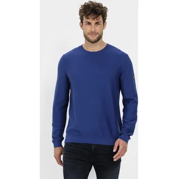 Pánský svetr SVETR CAMEL ACTIVE PULLOVER CREWNECK TRUE BLUE