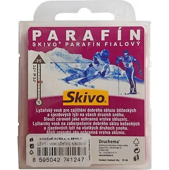 Lyžování Acra Skivo vosk sjezdový fialový -2 až +2°C 40 g