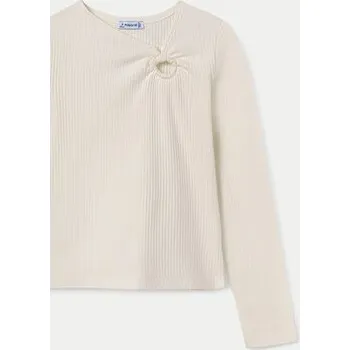 Dámská halenka Mayoral Halenka 7011 Écru Regular Fit 14Y