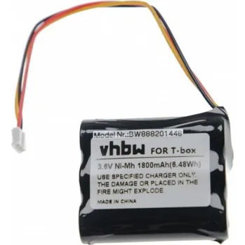 Stojan pro herní konzoli VHBW Baterie pro Tonies Toniebox, 1800 mAh