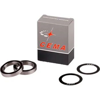 Horské kolo CEMA bearing Ložiskový set Interlock BB Barva: Černá, Typ ložiska: Chromované, Typ: BB86/92 Interlock-30mm