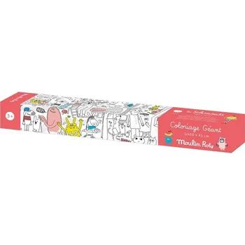 omalovánky MOULIN ROTY Kreativní plakát Les Schmouks