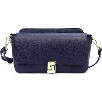 Kabelka Kožená crossbody kabelka Luka 24-043 modrá