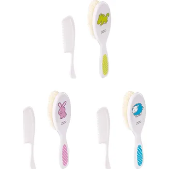 hřeben Canpol babies Hřeben a kartáč de Luxe Canpol Růžová