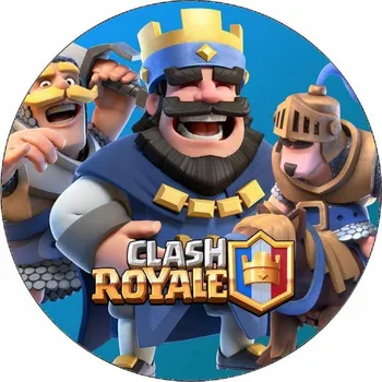 Jedlá dekorace na dort Pictu Hap – Clash Royale postavy 19,5 cm