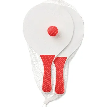 Plážový tenisový set Mini match, červená