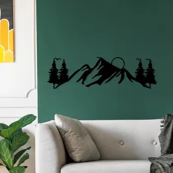 Obraz ASIR Nástěnná dekorace kovová LANDSCAPE krajinka