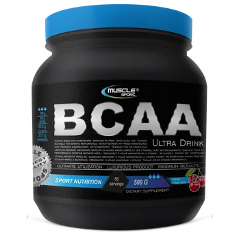Aminokyselina Muscle Sport BCAA 4:1:1 Ultra Drink 500g Příchuť: orange