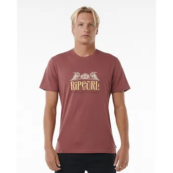 Pánské oblečení Tričko Rip Curl HORIZON TEE Apple Butter velikost XXL