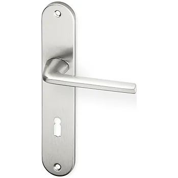 Dveřní kování AC-T Servis ACT dveřní kování MARINA OV (nikl) Provedení: K PZ LI (klika levá/koule pro FAB), Rozteč: 90 mm