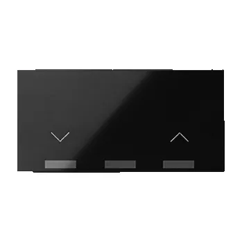 vypínač Simon 100 10002181-138 Spínač žaluziový s krytem iO Master na baterii (3,7V knoflíková baterie) černá