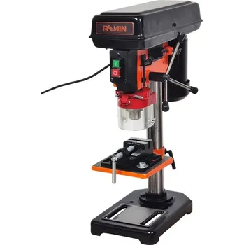 Vrtačka Sloupová vrtačka s integrovaným polohovým laserem 500 W 13mm sklíčidlo s klíčem a svěrák