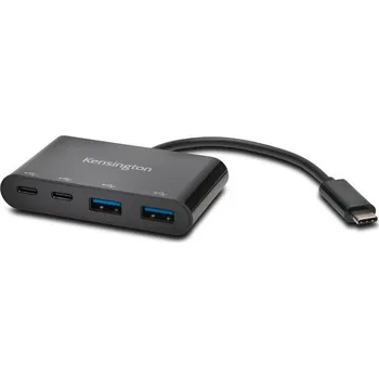 USB hub Kensington 4-portový USB-C 3.0 Hub, 2x USB-C + 2x USB-A