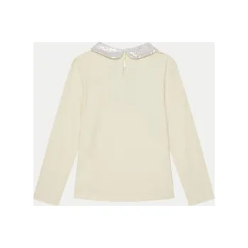 Dámská halenka United Colors Of Benetton Halenka 3Q8DG10H2 Écru Regular Fit 104