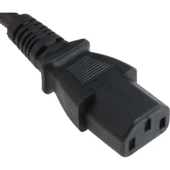 Prodlužovací kabel Napájecí kabel 3m, Černá, A: IEC C13, B: Zástrčka pro Velkou Británii typu G, 10 A, 250 V RS PRO 1mm2