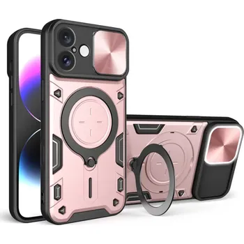 Pouzdro na mobilní telefon Kryt iPhone 16 Techsuit CamGuard Pro - rose gold
