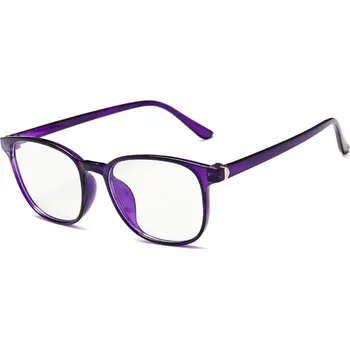 Brýlová obroučka Unisex retro brýle proti modrému světlu - Fialové