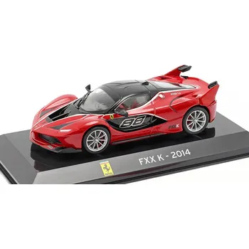 autíčko Ferrari FXX K #88 2014 1:43 - Altaya časopis s modelem Ferrari FXX-K No.88 2014 - kovový model auta