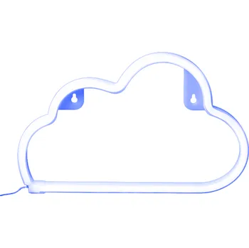 Lampička ACA Lighting Neonová lampička - Mráček, modrá barva, 3x AA baterie