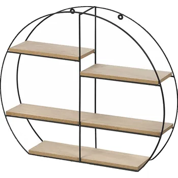 police Polička, přírodní/černá, DESIO TYP 2