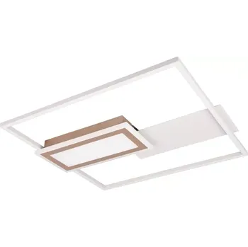 Trio Leuchten R67862976 SPIRO - Moderní LED stropní svítidlo s dálkovým ovladačem v jemně šedé barvě, LED 32W, 2700 - 6500K, 50 x 53cm (Ovladačem stmívatelné stropní svítidlo)