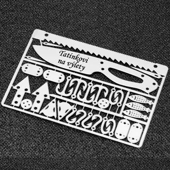 Vybavení pro přežití Ocelová karta přežití 30 nástrojů