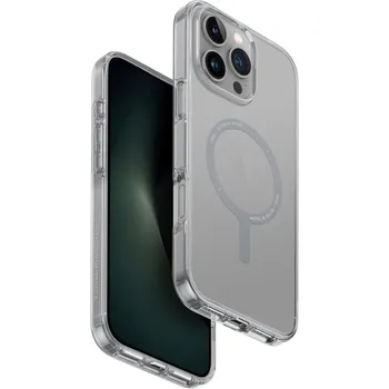 UNIQ Clario MagClick charging ochranný kryt na iPhone 16 Pro Max, Lucent (Clear)
