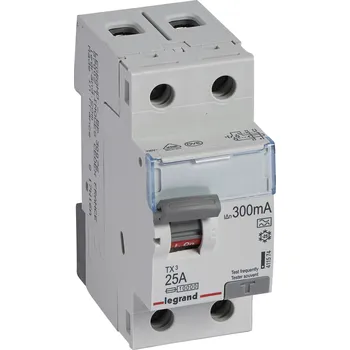 Proudový chránič TX3 CHRÁN. 2P 25A 300MA A *411574 Legrand
