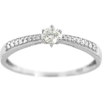 Prsten Zlatnictví U Kostela Diamantový prsten 34806W 56 936976480