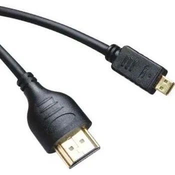 Video kabel PremiumCord Kabel HDMI A - HDMI micro D, 3m