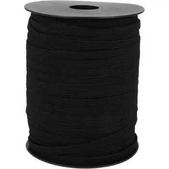 Pruženka šíře 6 mm galonová černá, barva Černá