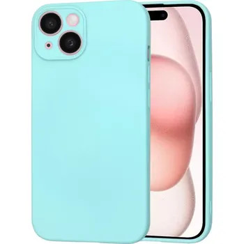 Pouzdro na mobilní telefon Kryt iPhone 15 Plus Techsuit SoftFlex - sea blue
