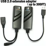 PremiumCord USB 2.0 extender po Cat5/Cat5e/Cat6 do 50m