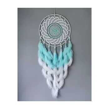 Lapač snů Lapač zlých snů Bílý ochránce 35 x 95 cm č.3