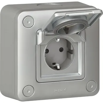 Elektrická zásuvka GREENUP 230V 16A IP55 ZAP DE *077856 Legrand