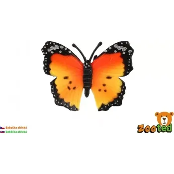 Figurka Motýl Monarcha africký (babočka) 7cm zvířátko plastová figurka Zooted