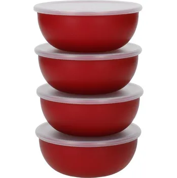 Dóza na potraviny KitchenAid sada misek na koření, empire red, KQG177BXERE