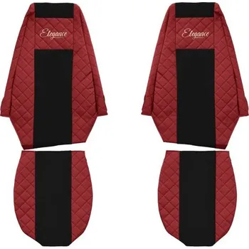 Potah sedadla Autopotahy Renault Premium - koženkové, červené