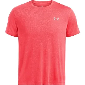 Pánské tričko Pánské triko Under Armour LAUNCH CAMO sm Červená, Bílá