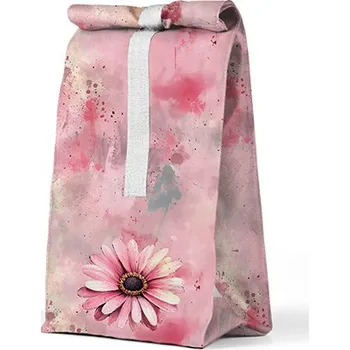 Takoy panel se střihem na svačinový pytlík Gerbera růžová