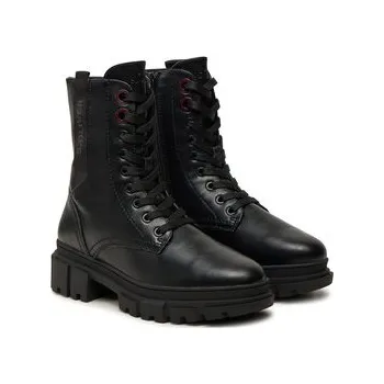 Pánská treková obuv Turistická obuv s.Oliver 5-25221-43 Černá 40