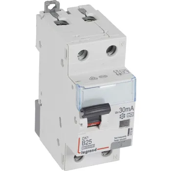 Proudový chránič DX3 KOMB. 1+N B25 30MA A 10KA *411290 Legrand