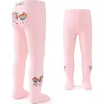 BeSnazzy dětské protiskluzové punčocháče pro zdravé lezení a první krůčky - dívčí - růžové-jednorožec, velikost: 68-74